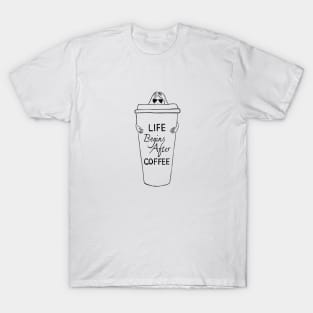 Life Begins After Coffee T-Shirt